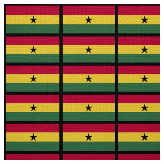 Ghana vlag stof (Swatch)
