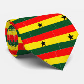 Ghana vlag stropdas (Opgerold)