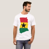 Ghana vlag t-shirt (Voorkant volledig)
