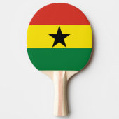 Ghana vlag tafeltennisbatje (Voorkant)