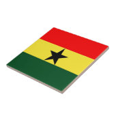 Ghana vlag tegeltje (Zijkant)