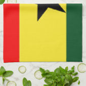 Ghana vlag theedoek (Gevouwen)