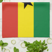 Ghana vlag theedoek (Gevouwen)