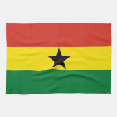 Ghana vlag theedoek (Horizontaal)