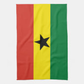 Ghana vlag theedoek (Verticaal)