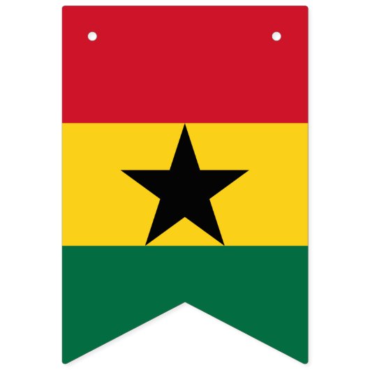 Ghana vlag vlaggetjes (Tweede vlag)