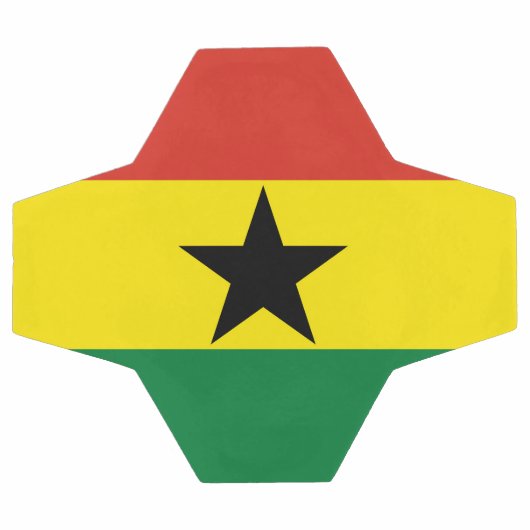 Ghana vlag voetbal (Enkel)