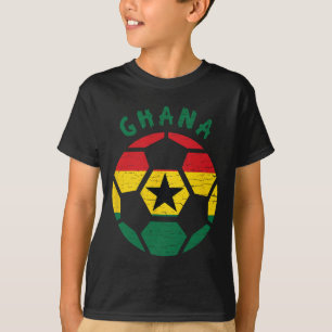 Ghana Vlag Voetbal Ll Vlag Jersey - Ghanese Voetba T-shirt