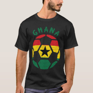 Ghana Vlag Voetbal Ll Vlag Truit - Ghanese Voetbal T-shirt