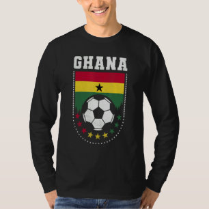Ghana Vlag Voetbalfan T-shirt