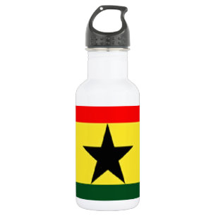 Ghana vlag waterfles 