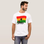GHANA (VLAGLIJN) T-SHIRT (Voorkant volledig)