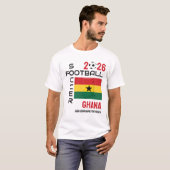 GHANA Voetbal Football Custom 2026 ELK JAAR T-shirt (Voorkant volledig)