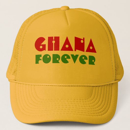 Ghana voor altijd trucker pet (Voorkant)