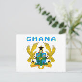 Ghana - wapenschild briefkaart (Staand voorkant)