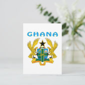 Ghana - wapenschild briefkaart (Staand voorkant)