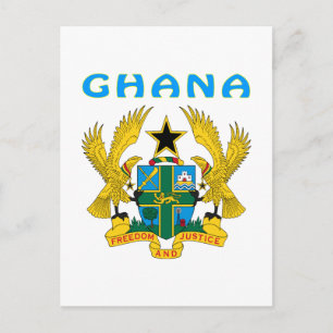 Ghana - wapenschild briefkaart