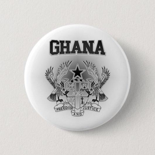 Ghana wapenstilstand ronde button 5,7 cm (Voorkant)