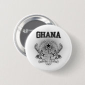 Ghana wapenstilstand ronde button 5,7 cm (Voorkant /achterkant)