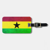 Ghana (West-Afrika) Vlag Bagagelabel (Voorkant horizontaal)