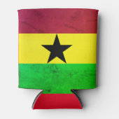 Ghana (West-Afrika) Vlag Blikjeskoeler (Voorkant)