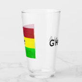 Ghana (West-Afrika) Vlag Glas (Links)