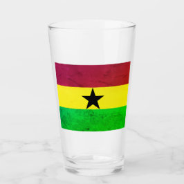 Ghana (West-Afrika) Vlag Glas