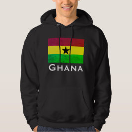 Ghana (West-Afrika) Vlag Hoodie