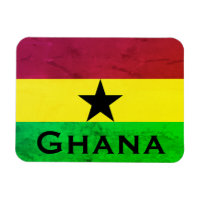 Ghana (West-Afrika) Vlag