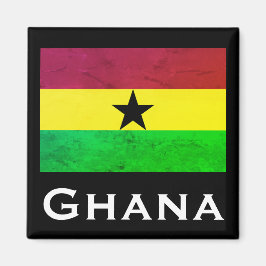 Ghana (West-Afrika) Vlag Magneet