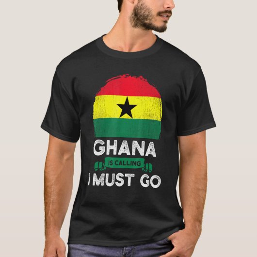Ghana zegt dat ik Ghanese erfgoederen moet gaan zo T-shirt (Voorkant)