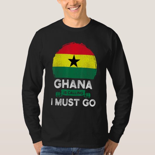 Ghana zegt dat ik Ghanese erfgoederen moet gaan zo T-shirt (Voorkant)