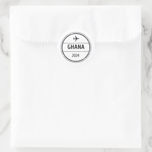 Ghanaans paspoort stempel sticker (Tas)
