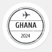 Ghanaans paspoort stempel sticker (Voorkant)