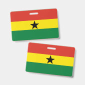 Ghanaanse vlag badge (Voor- en achterkant)