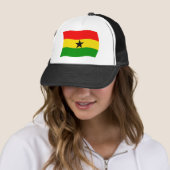 Ghanaese vlag hoed trucker pet (In situ)