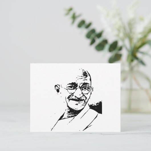 Ghandi Briefkaart (Staand voorkant)