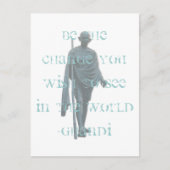 ghandi briefkaart (Voorkant)