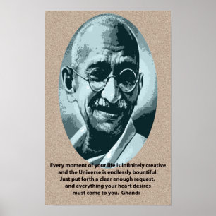Ghandi-citaat Poster
