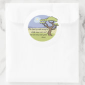 Ghandi Earth citaat sticker (Tas)