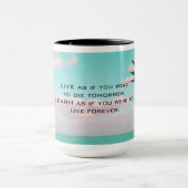 Ghandi Inspirerend Quote Tropical ThBeschouwd Mok (Midden)