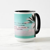 Ghandi Inspirerend Quote Tropical ThBeschouwd Mok (Voorkant rechts)