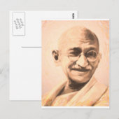 Ghandi Motivation Briefkaart (Voorkant / Achterkant)