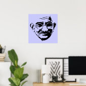 Ghandi Poster (Thuiskantoor)