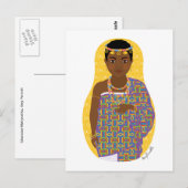 Ghanees Matryoshka-Briefkaart Briefkaart (Voorkant / Achterkant)