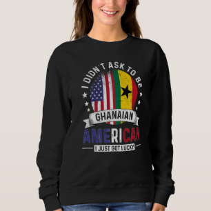 Ghanese Amerikaanse Landen Vlaggen Trots Land Gh Trui