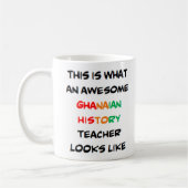 Ghanese geschiedenis leraar, geweldige Mok (Links)