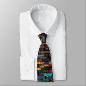 Ghanese Kente-patroon Stropdas (Gebonden)
