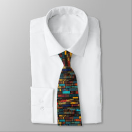 Ghanese Kente-patroon Stropdas