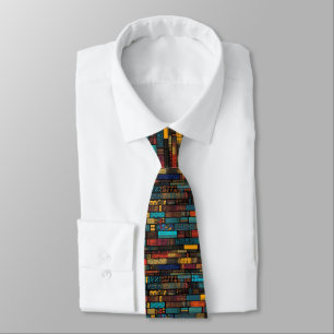 Ghanese Kente-patroon Stropdas